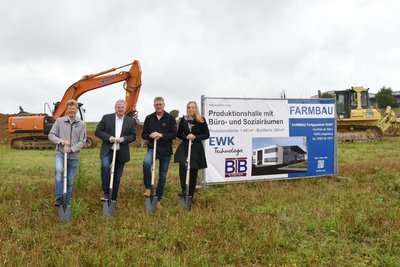 Spatenstich Neubau EWK GmbH und BTB GmbH 